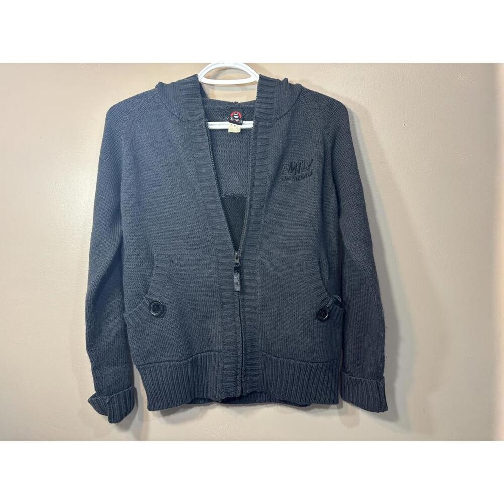 Emily The Strange Knit Cardigan with Hood